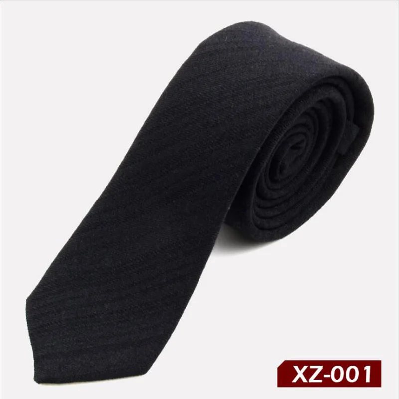 RBOCOTT Corbata de algodón sólido para hombres, corbata delgada a rayas, corbatas delgadas informales, azul, negro, rojo, verde, gris, boda, 6cm