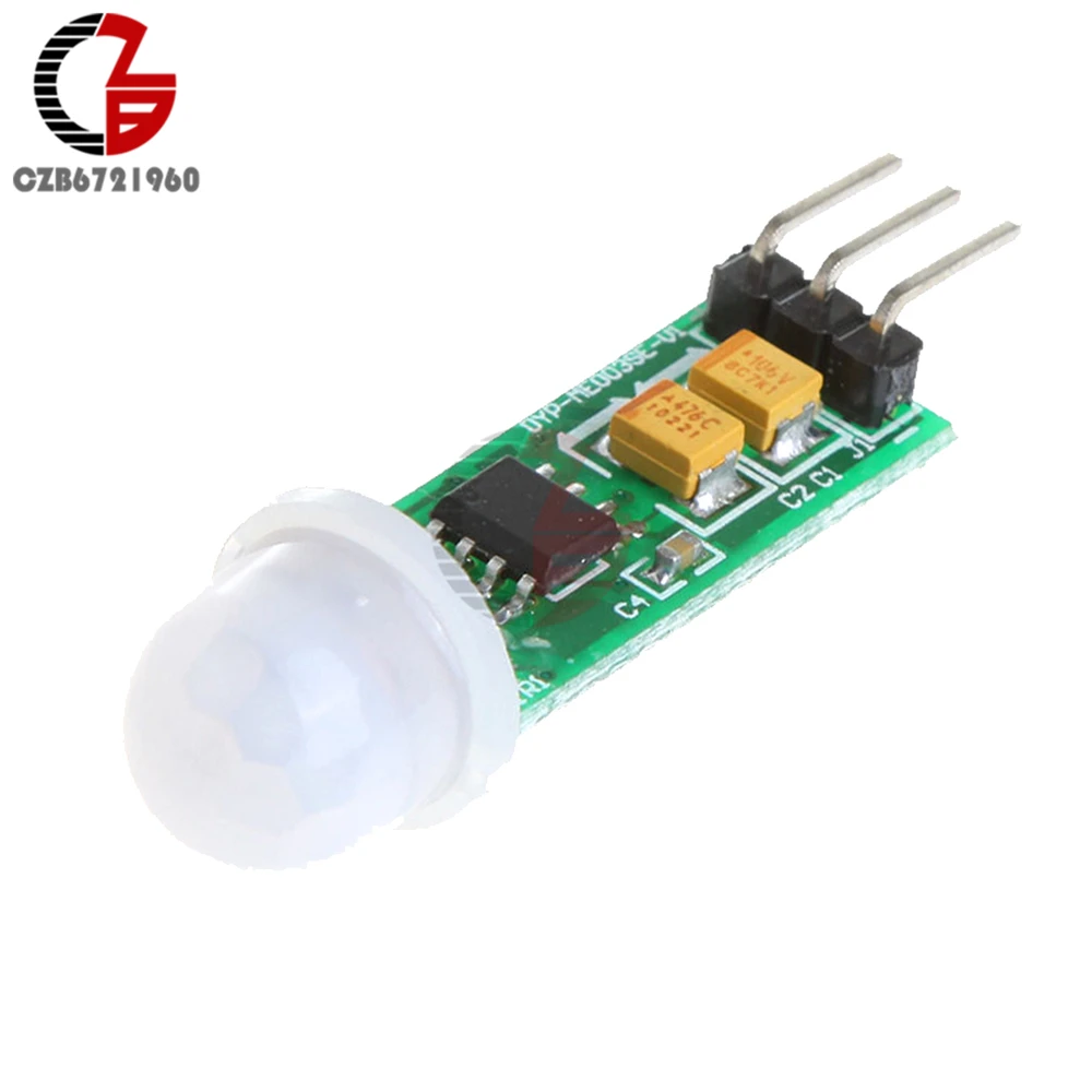 5V 12V Mini Infrared PIR Motion Sensor Switch Module IR Human Induction Detector Detection Light Sensor Switch Board for Arduino