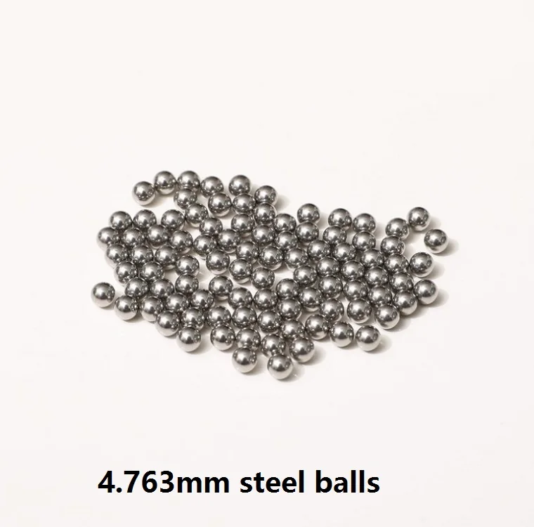 1000pcs/lot Diameter 4.763mm 3/16'' Inch bearing steel balls precision high quality 4.763 mm Dia steel ball