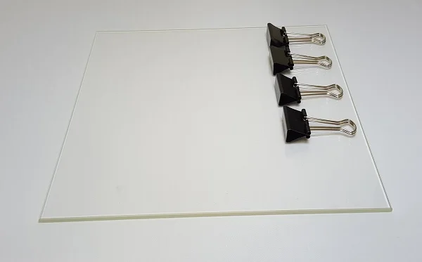 

Wanhao Duplicator i3 Glass plate with clips kit/set 200 x 215 mm