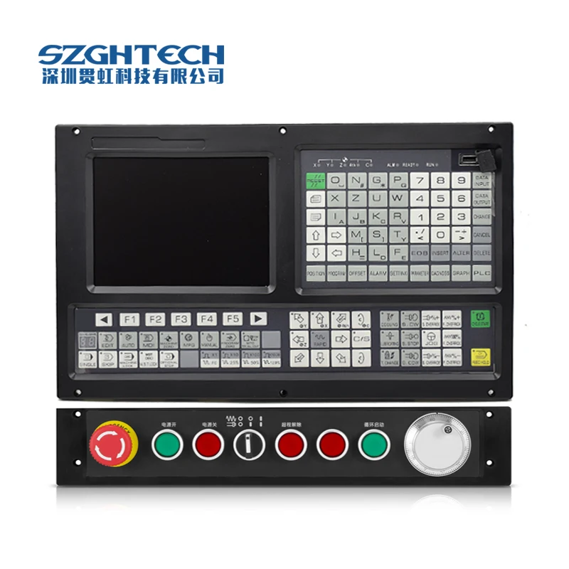 Best price 2 Axis CNC Lathe Controller New version CNC980TC English panel English software+Additional panel