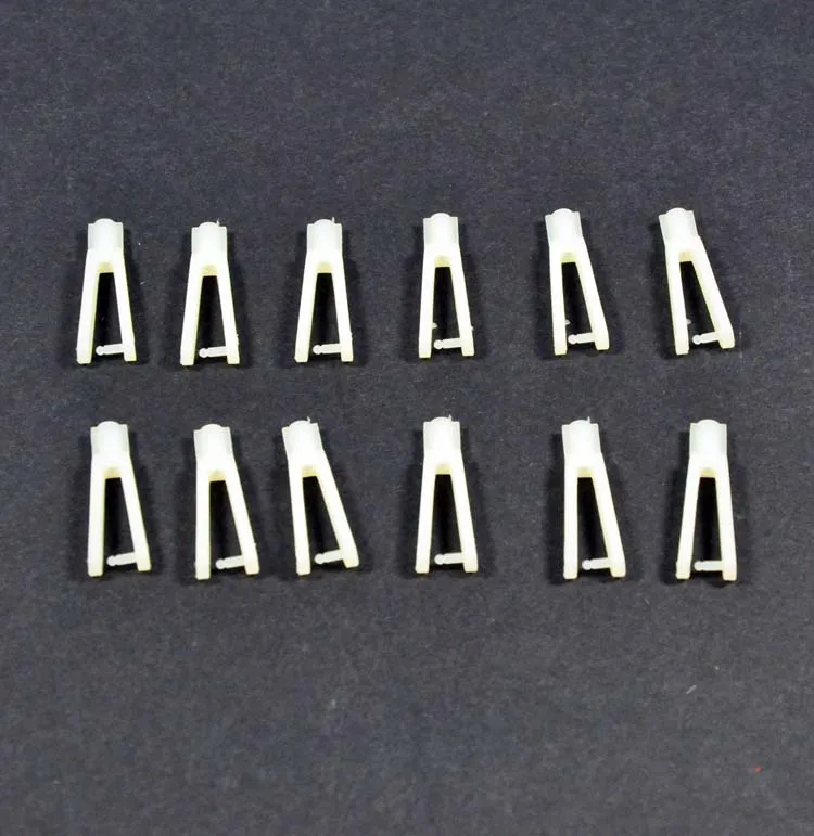 12pcs Plastic Clevis for RC Airplane Rod 2mm L28mm