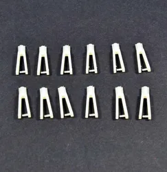 12pcs Plastic Clevis for RC Airplane Rod 2mm L28mm