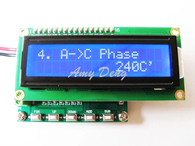 The new three-phase sinusoidal signal phase adjustable from 0 to 360 degrees 0.1 - 2000 Hz