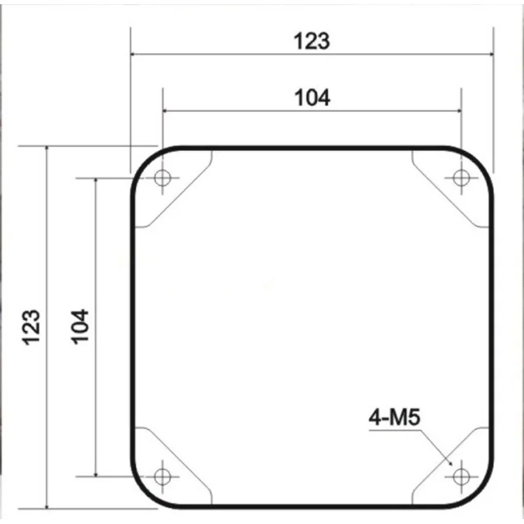 1 PC 123*123*120mm Black Iron Transformator Cover Metal Triode Beschermen Box Case Behuizing Hifi Audio vintage Buizenversterker DIY