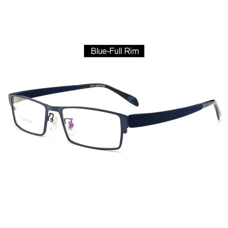 Men Alloy Eyeglasses Frame for Men Eyewear Flexible Temples Legs IP Electroplating Alloy Material,4 Styles,4 Colors