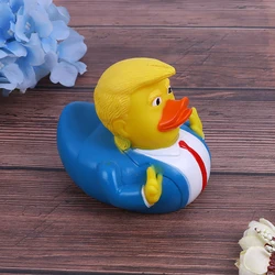 Trump de borracha pato banho brinquedo chuveiro água flutuante eua presidente brinquedo do bebê brinquedo de água chuveiro pato criança banho flutuador