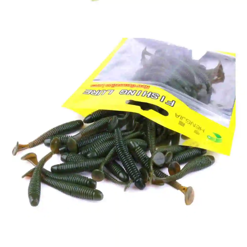 10pcs/lot 0.7g 5.5cm Wobblers Soft Bait Saturn Worm Swimbaits Silicone Soft Lure Fly Fishing Bait Carp Bass Tackle