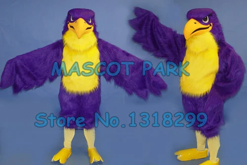 

purple falcon mascot costume high quality adult size sport eagle hawk bird theme anime cosply costumes carnival fancy 2830