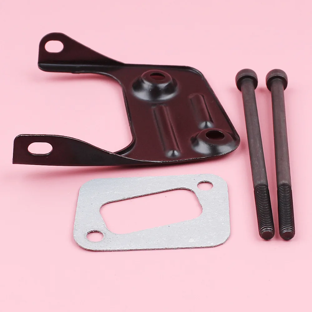 Exhaust Muffler Bracket Gasket Bolts For Husqvarna 340 345 346 346XP 350 351 353 Chainsaw Spare Replacement Part
