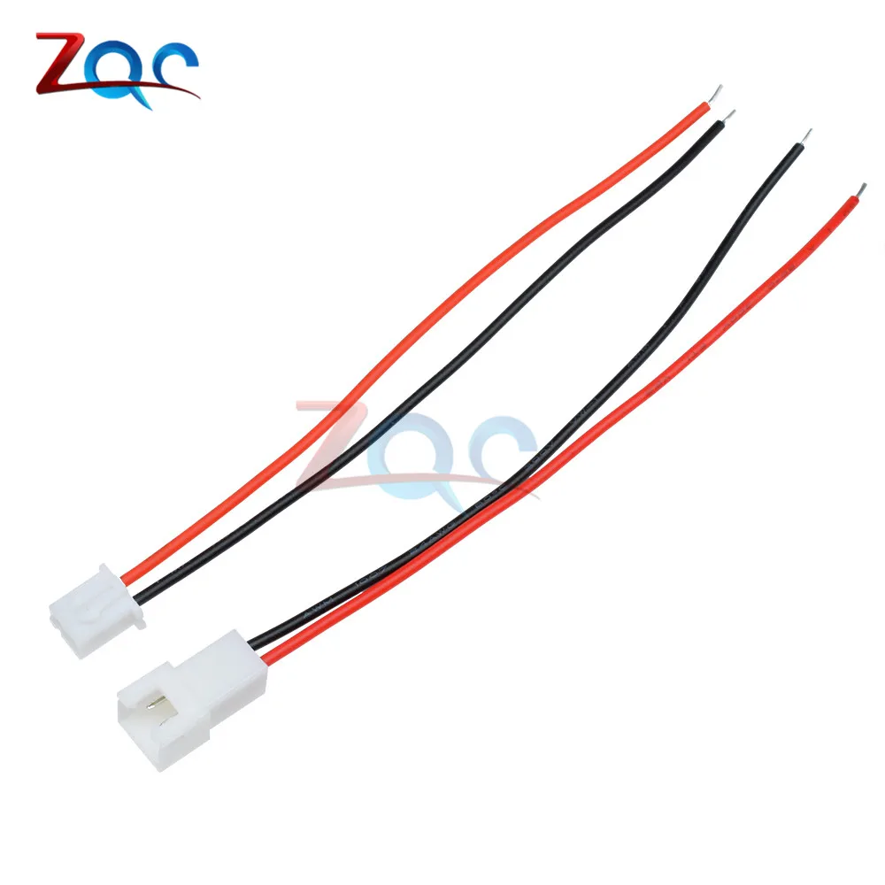 10Pairs 10cm 15cm 30cm Long JST SM 2Pins 3Pins Plug Male to Female Wire Connector Spacing 3MM 2.54MM for LED Light