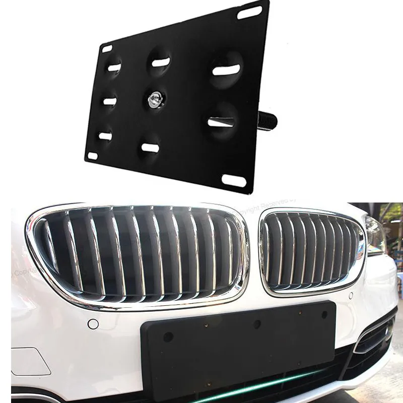 Bumper Tow License Plate Mounting Bracket Holder For BMW G20 G20 G30 G31 MINI Clubman F54 330i 335i 2016-2019