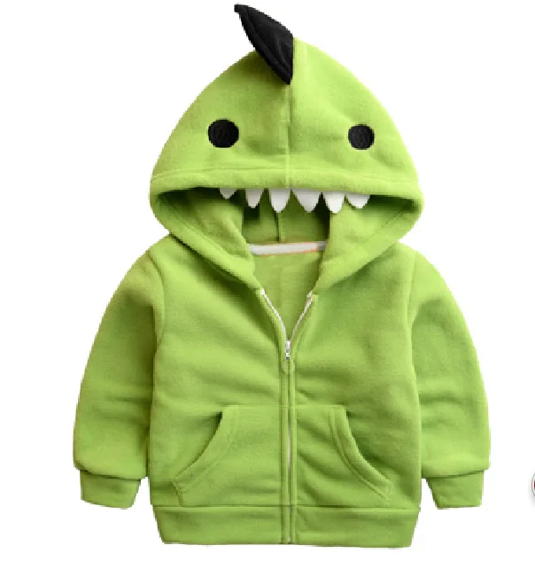 Baby Cardigan Girls Boys Coats Cartoon Hooded Long Sleeves Kids Jackets Zipper Children Outerwear 0-5years/Autumn Winter BC1156