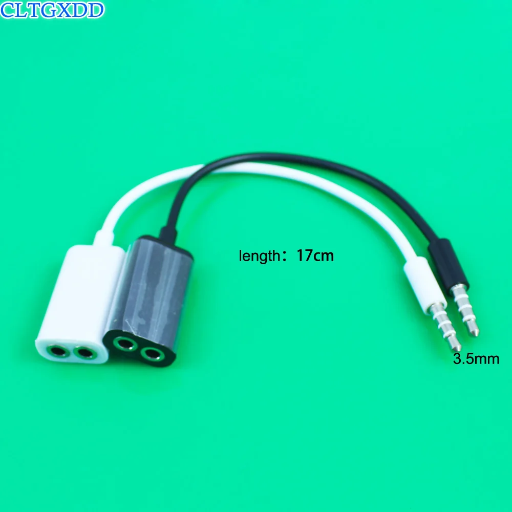 Jack 3.5 mm to Dual 3.5mm Cable male to Female Audio cables Splitter adapter two lovers Plug Stereo earphone For iphone samsung