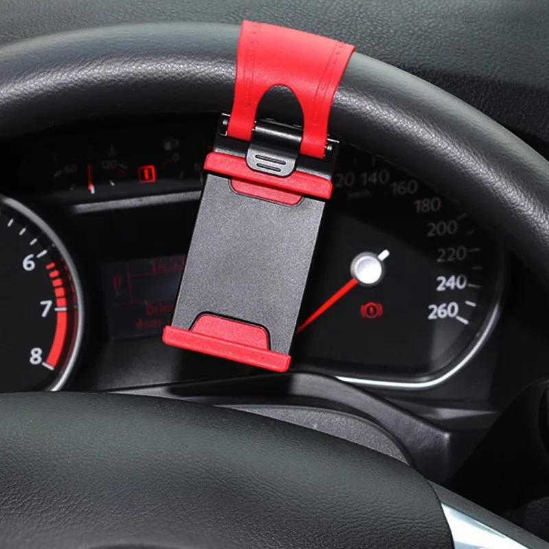 Car Steering Wheel Mobile Phone Stand Socket For Kia Rio K2 K3 Ceed Sportage 3 sorento cerato armrest picanto soul optima