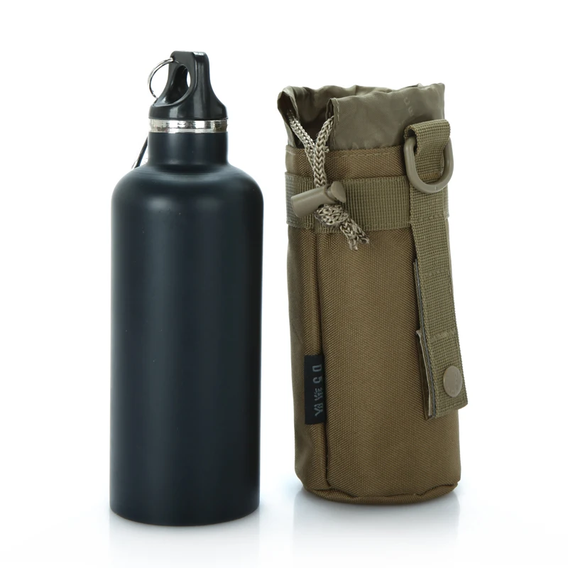 7.5*15cm Portable Outdoor molle  Accessory pockets Water Bottle Bag Kettle Nylon Pouch attached Pack annex pendant bags