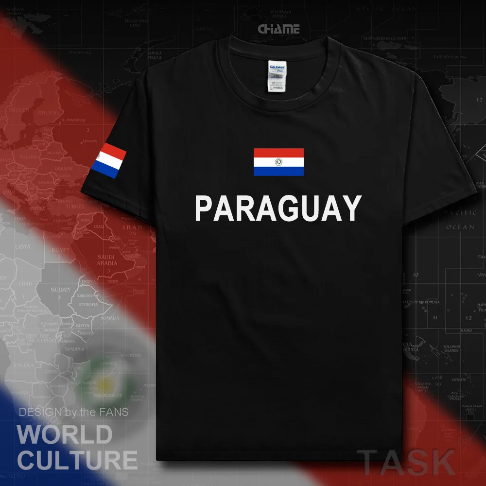 Paraguay mens t shirts fashion 2017 jersey nation team 100% cotton t-shirt clothing tees country sporting PRY Paraguayan Mestizo