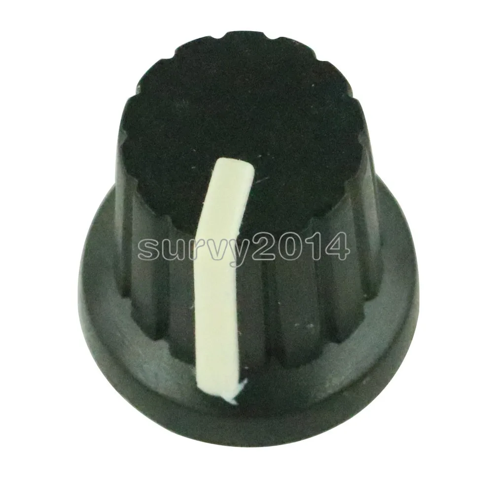 Резистор потенциометра 1 шт., 1 к 10 к 20 к 50 к 100 к 500 к ом 3-контактный линейный конический роторный потенциометр для Arduino с крышкой