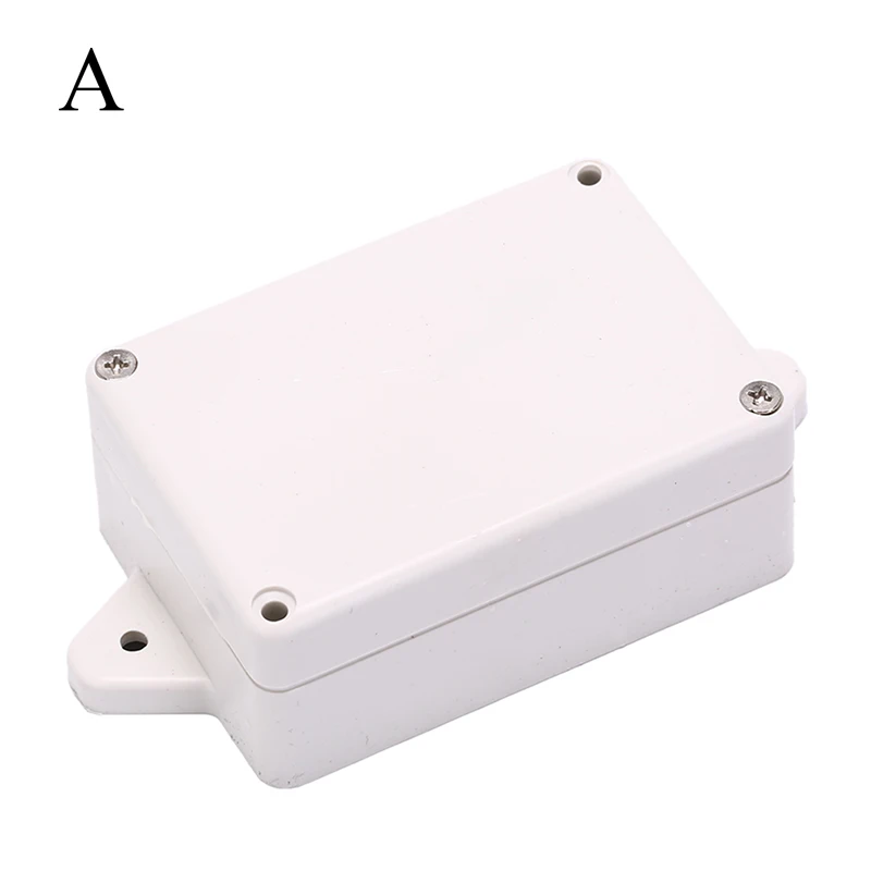 Clear Transparent/ White 85x58x33mm Enclosure Project Box Plastic Electronic Instrument Project Cover Box Enclosure Case