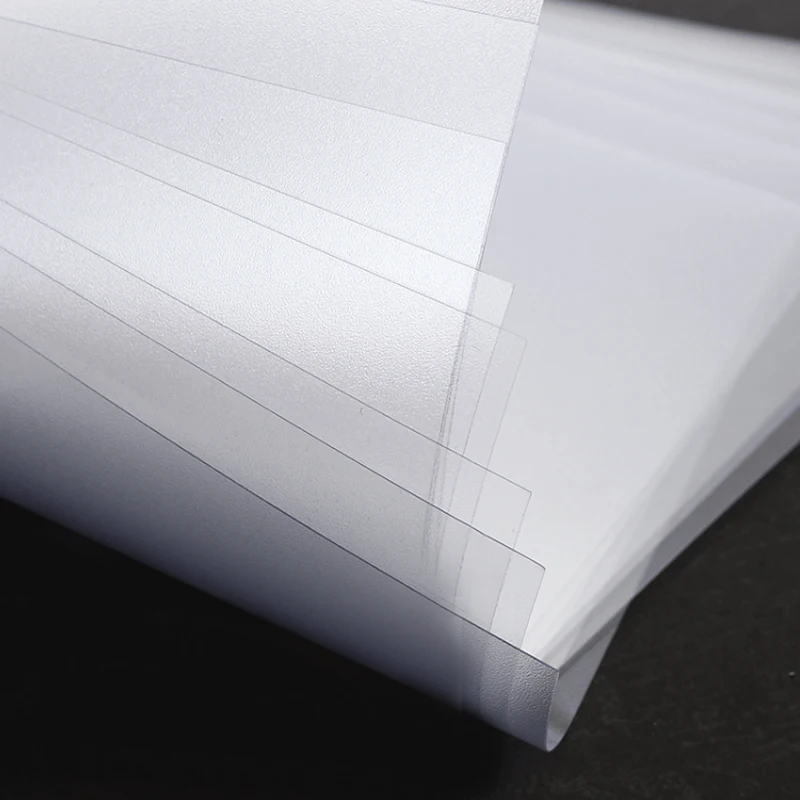 2Pcs A4 Transparante Matte Binding Cover Pp Plastic Binding Film Document Data Cover Contract Bieden Matte Vel Kantoorbenodigdheden