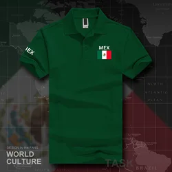 United Mexican States Mexico polo shirts men short sleeve white brands printed for country 2017 cotton nation team flag new