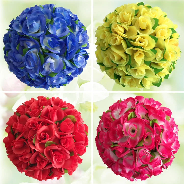 12colors of the 30 cm/12 inch Wedding Flower Rose Ball For Artificial Mariage party Christmas Diy Decoration Home Decor Supplies