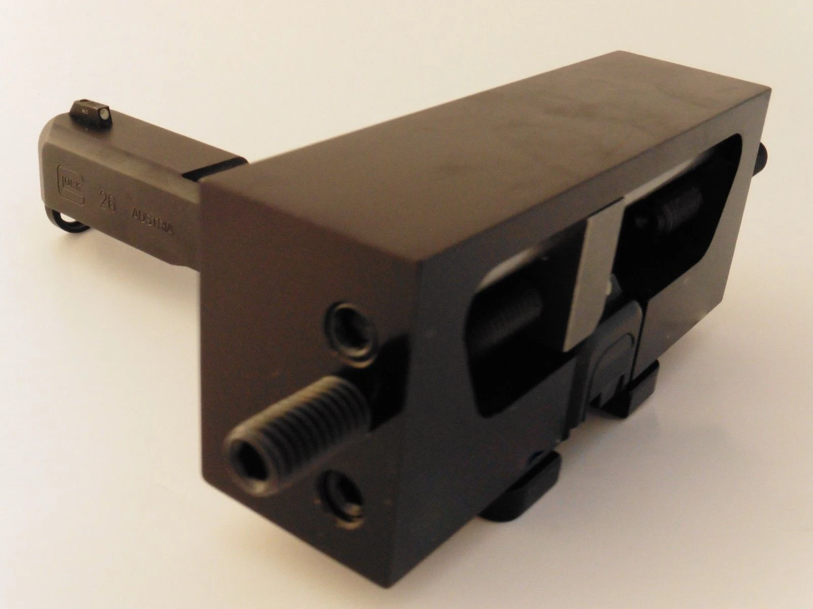 Outil de réglage hausse pistolet Magorui universel - usage example