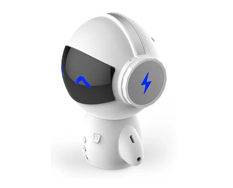 HXY Robot Bluetooth Loa, Loa Siêu Trầm 5 W, Nhớ TF Khe Cắm Điện, quà Tặng dễ thương cho Trẻ Em, Cô Gái Người Bạn Outsides, Xe Ô Tô