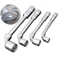 5Piece Double End Tubular Angled Socket Wrench 8/10/12mm L-shaped CR-V Hex Socket Wrench Hand Tool