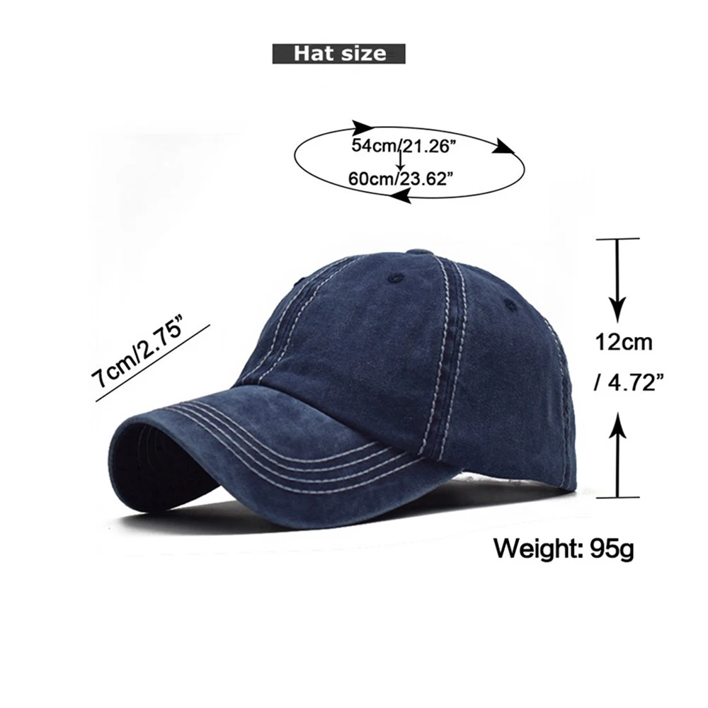 FS Wine Red Vintage Denim Baseball Cap Street Snapback Hip Hop Caps For Men Women Outdoor Casual Trucker Hat Casquette Homme