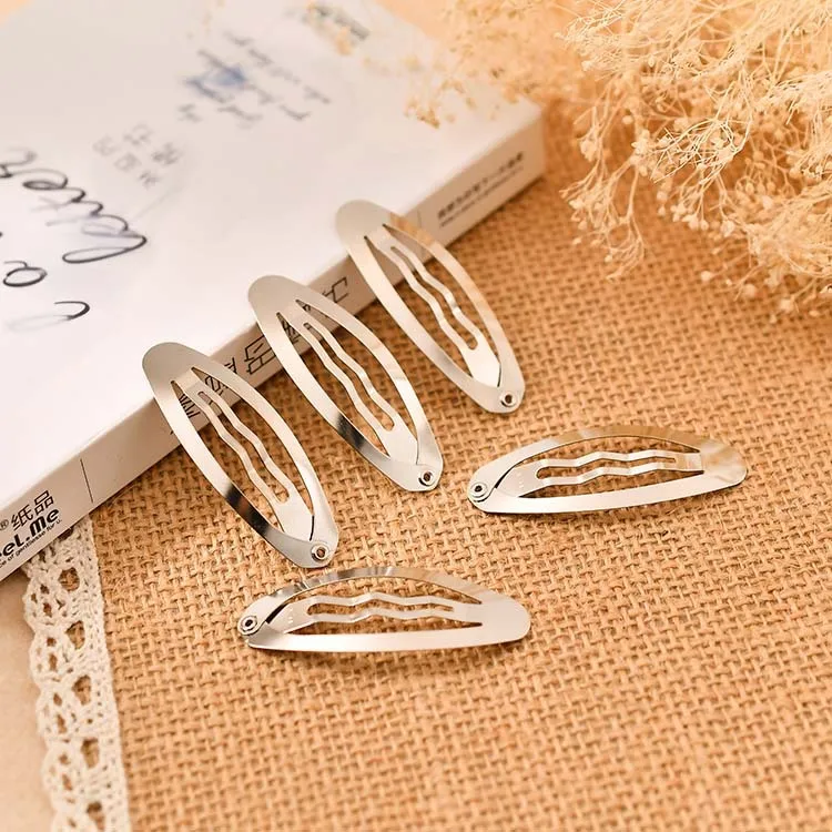 

Whole Sale 100 X 5cm BB Clips Water-drop Clips Hair Clips Hairpins Kids Hair Grips DIY Accessories