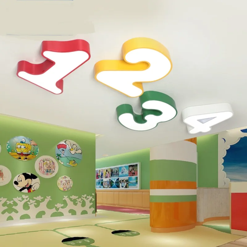 Cartoon LED children's room ceiling lamp Warm bedroom lamp creative boys girls kindergarten ceiling lights playground lighting