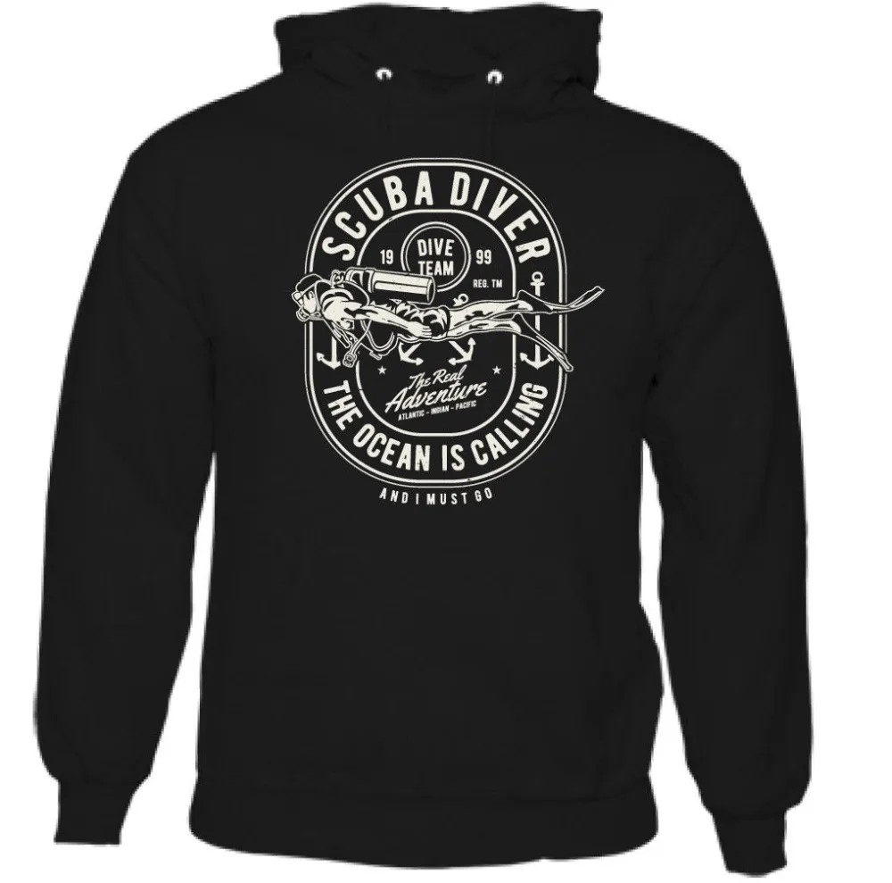 

Scuba Diver Dive Team Men Diving Equipment Hoodies Sweatshirt