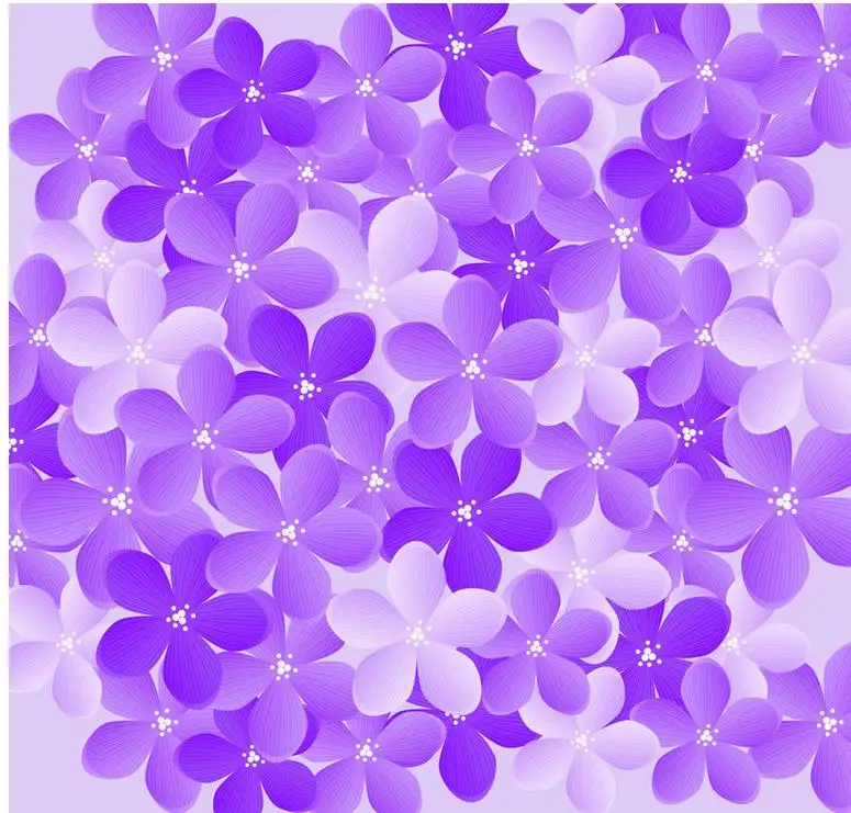 Photo wallpaper mural floor 3D purple flower floor Waterproof floor mural painting Home Decoration