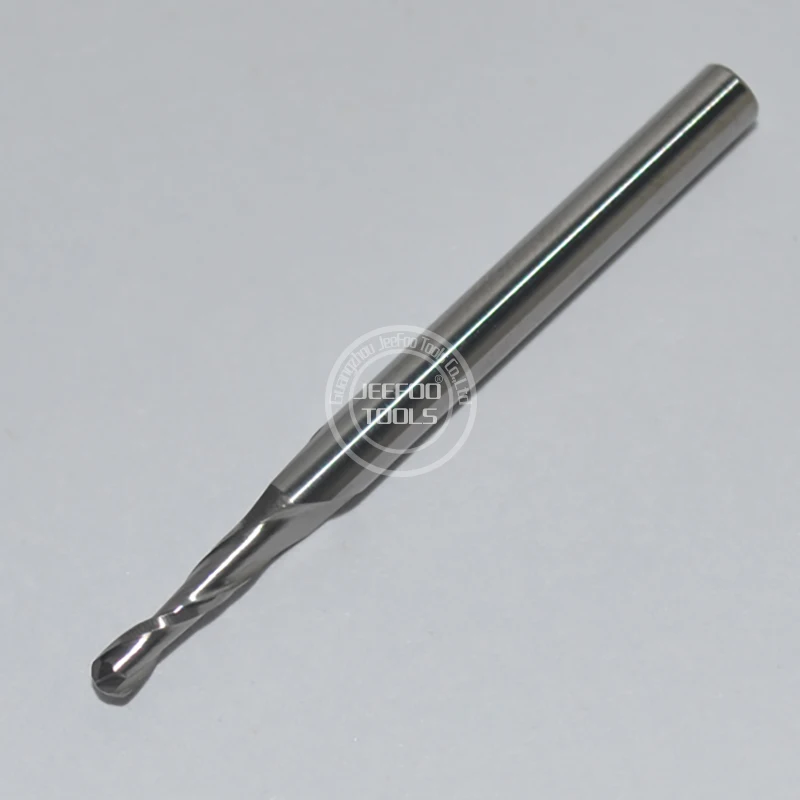 Jeefoo 3.175*2.0*8 Ball Nose Sintered Diamond Tools/CNC Engraving Bits/Stone Carving Tools/3D Embossment  For CNC Machine