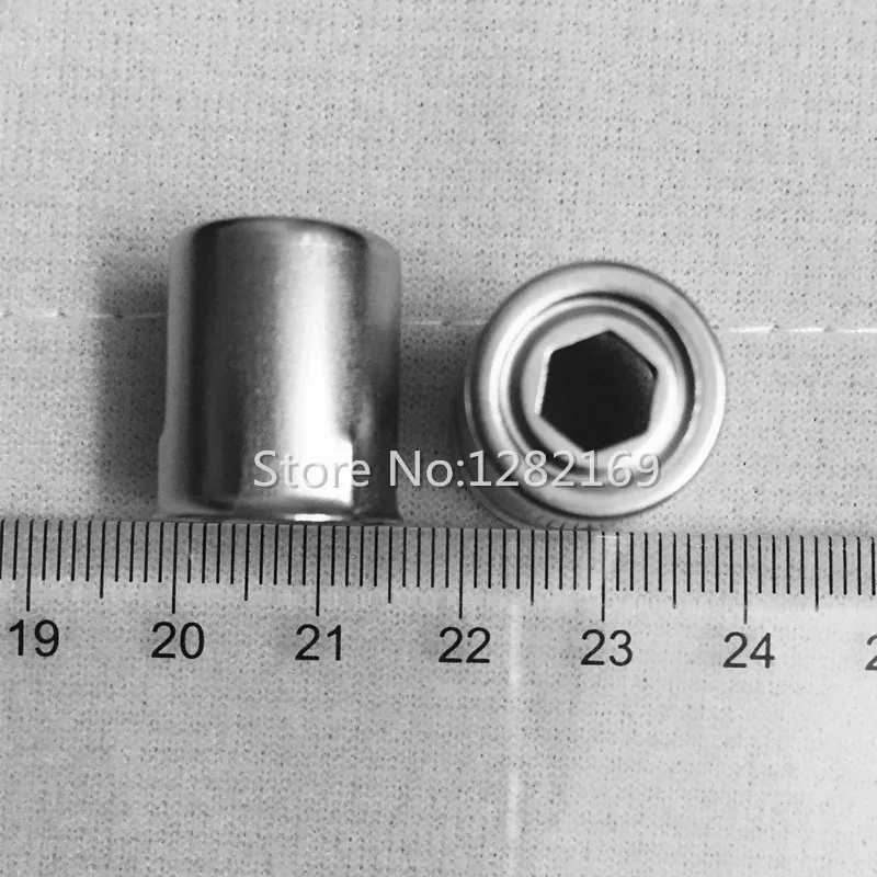 (2 pieces/lot) Microwave Oven Magnetron Antenna Cap 14.5MM Hexagon Hole Steel Cap Accessories Free Shipping to RU!
