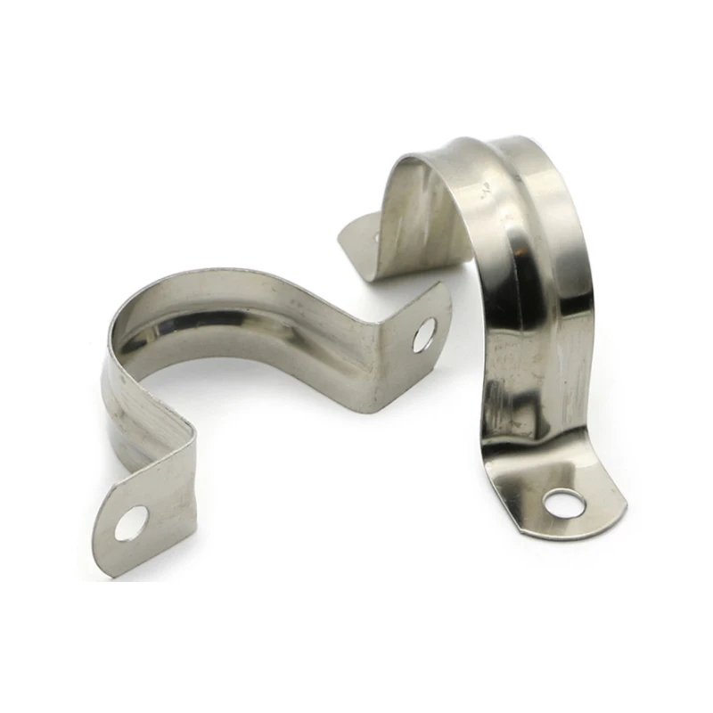 5mm-100mm Riding Clip Clamps Pipe Saddle Clamps Hose Clips 304 Stainless Steel Plumbing Brackets