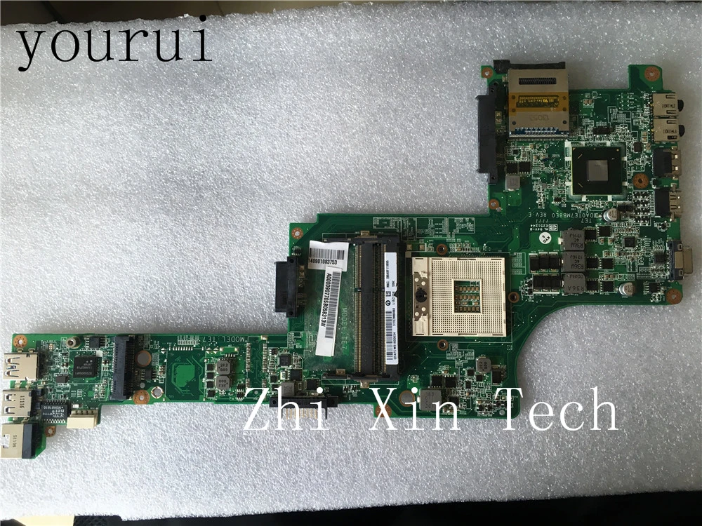 

yourui For Toshiba Satellite E300 E305 Laptop Motherboard HM65 DDR3 A000090770 DA0TE7MB6D0 100% Tested Work Perfect