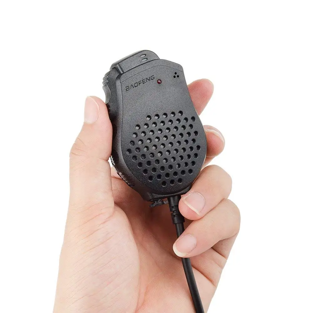 Hot Speaker Mic Microphone Dual PTT baofeng Walkie Talkie for UV-82 82 uv 5r for kenwood ptt Speaker Wouxun Two Way Radio