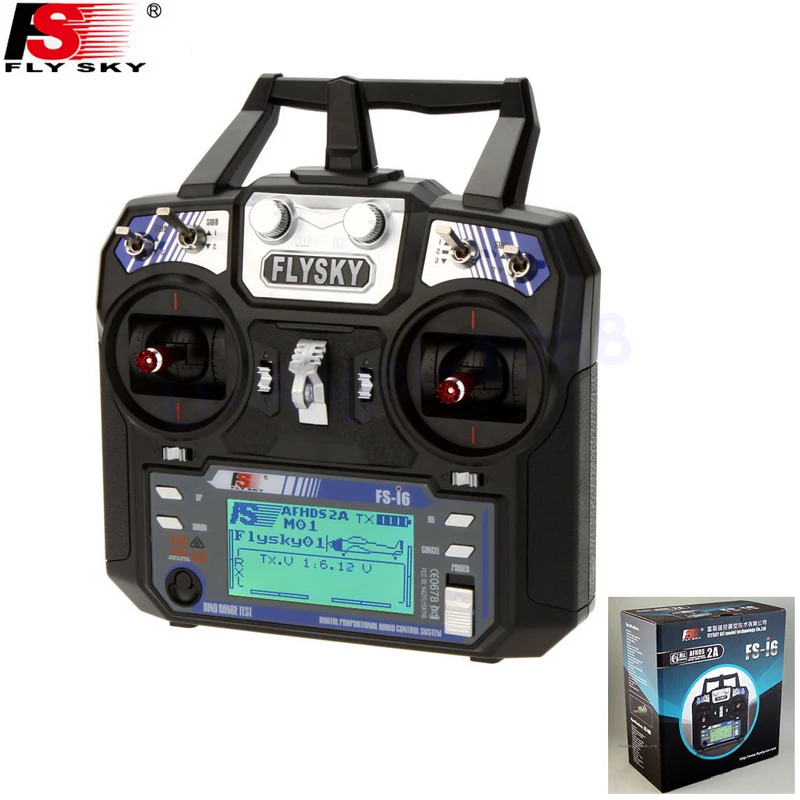 FLYSKY FS-i6 i6 2.4G 6CH AFHDS Transmitter With iA6B X6B A8S R6B iA10B RX2A Receiver Radio Controller for RC FPV Drone Airplane