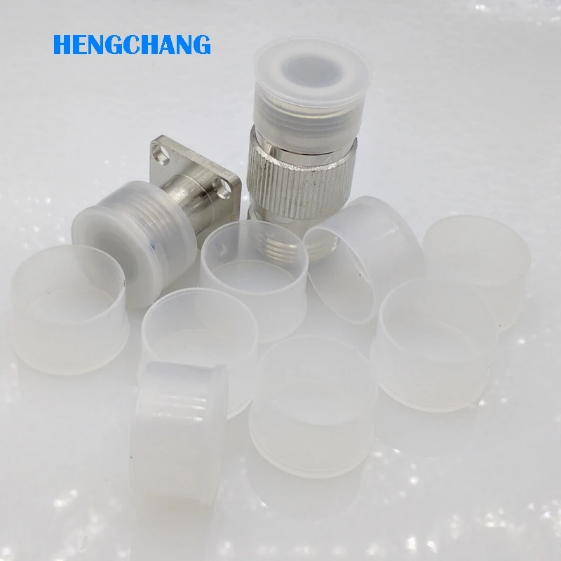 N Type  Connector Dust Cap Protection Cover L16 N Connector Cap For N Type Female Connector Transparent Plastic 50Pcs/Lot