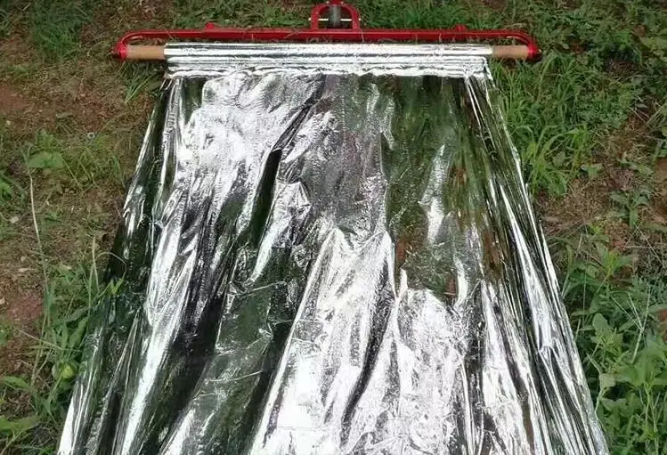 Agricultural Double Sides Silver PET Reflective Mylar Film Greenhouses Fruit Trees Apple Grapes, Increasing Temperature, Light