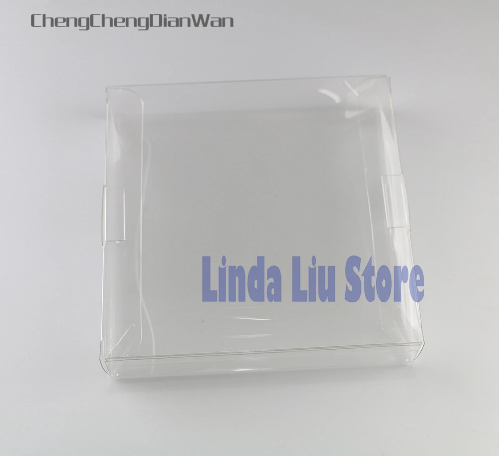 

ChengChengDianWan 60pcs/lot Clear White Game Cartridge Case for Gameboy GBA GBC GB Boxed Game Plastic PET case