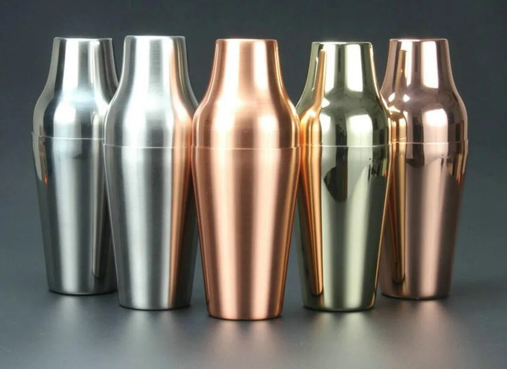 Rose Gold French Two - Stage Cocktail Shakers