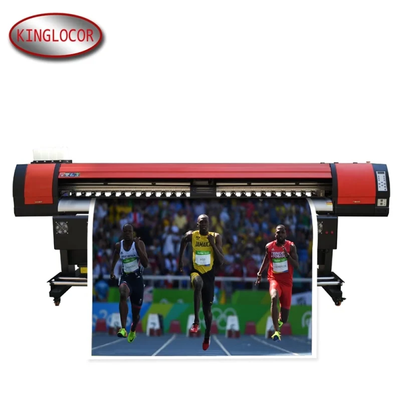 45Sqm/h High Speed Professional Eco Solvent Ink Printer 1440Dpi High Precision Outdoor Advertising Banner Printing Machine