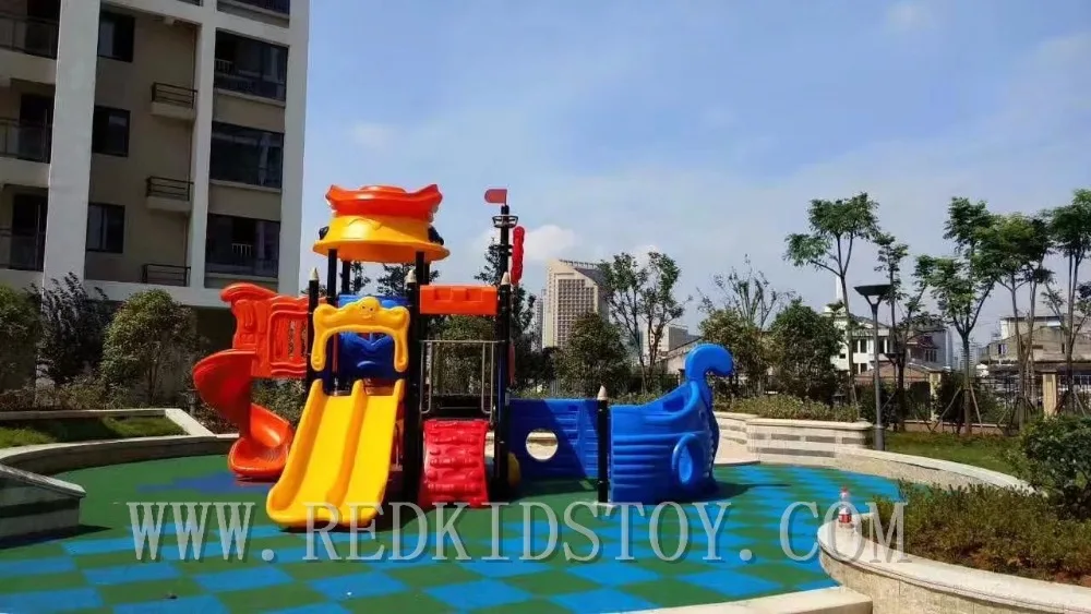 Exported to Canada Playground System Anti-rust Children Outdoor Play Slide HZ-D7146A