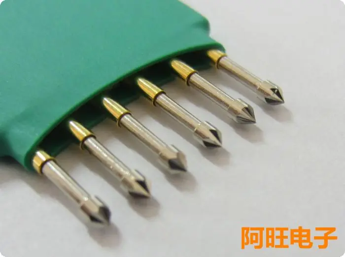 3,0-6P instrumento descarga Burn Line Spring Needle 6PIN 3,0mm Probe Needle Probe