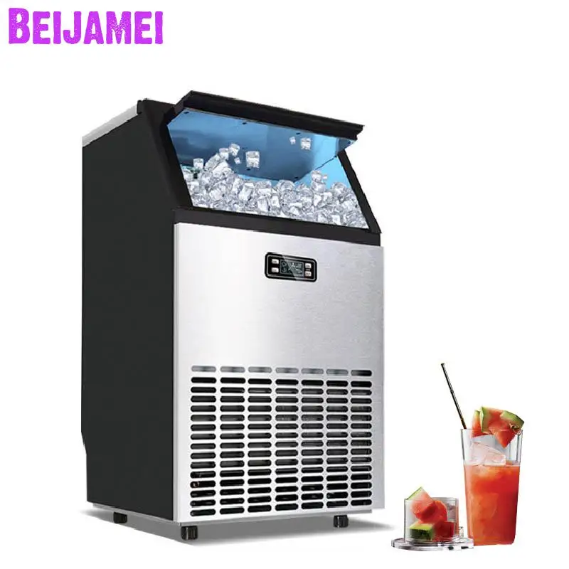 

BEIJAMEI 55KG/68KG/80KG/24hours Cube Ice Making Machine Automatic Square Ice Maker For Commercial Use