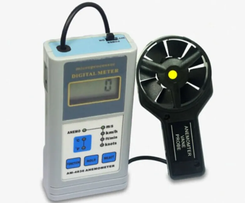 

Digital Anemometer AM-4836 Handheld Wind Speed Meter Air Flow Meter AM4836