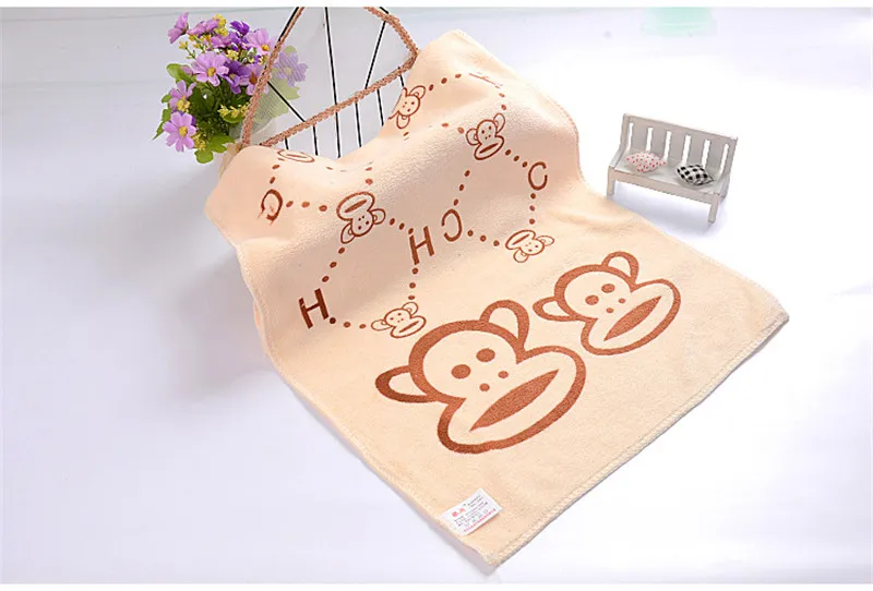 Hot!!!  New Arrival Comfortable Nano microfiber  Baby Face Towels Children Towels Cartoon Hair Towels  50x25cm